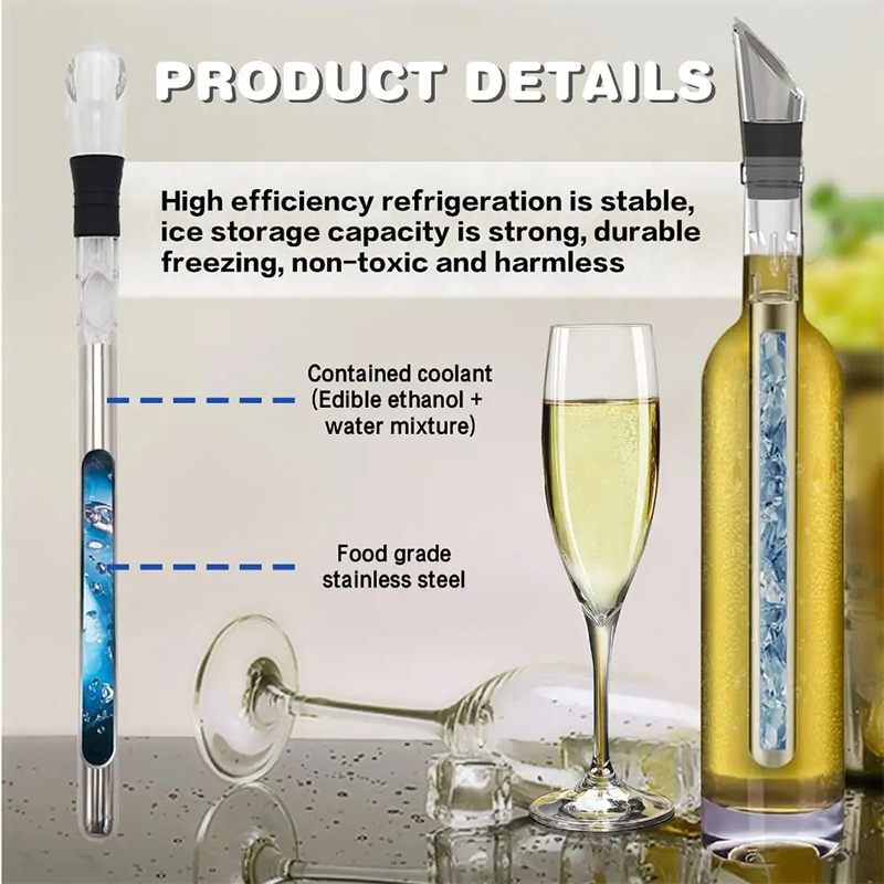 Stainless Steel Wine Chiller S - огляд і ціна Wine Aerator Pour